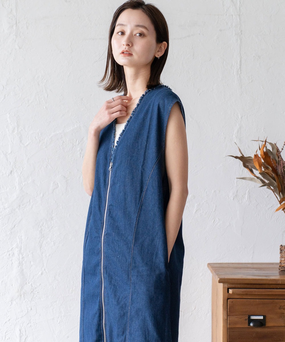 完売品　KAPITAL デニム　オールインワン　つなぎ風デニムワンピース 完売品 KAPITAL デニム オールインワン つなぎ風デニムワンピース