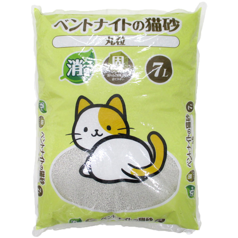 ベントナイトの猫砂 丸粒 7ｌ ビバホームオンラインショップ