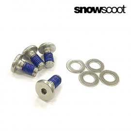 Ρ SNOW SCOOT եåȥȥåץܥ ƥ쥹 FOOTSTRAP BOLT STAINLESS 4pcs