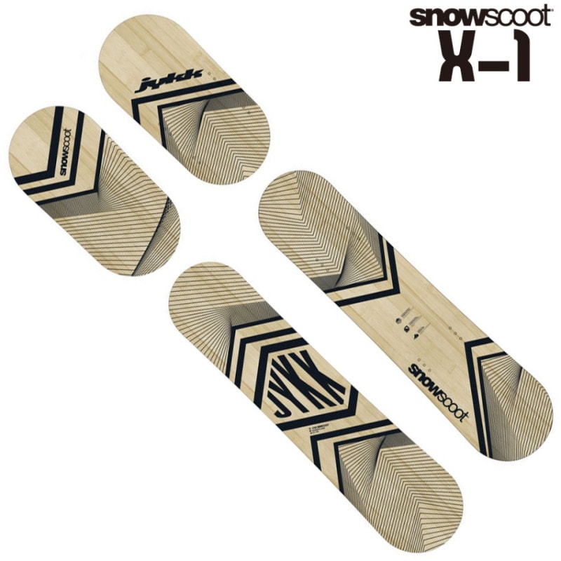 ¨ǼۥΡ SNOWSCOOT X-1 Wooden Board set å åɥ ܡ   ѡ  󥿡ݡ åѥ JykK Japan