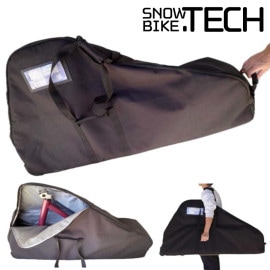 SNOWBIKE.TECH ꡼Хå 㥹դ Ρ 󥰥 С ȥС  carrybag ܡɥ ݸ ñ ڡ   󥿡ݡ  Υ ͷ  ֥å black