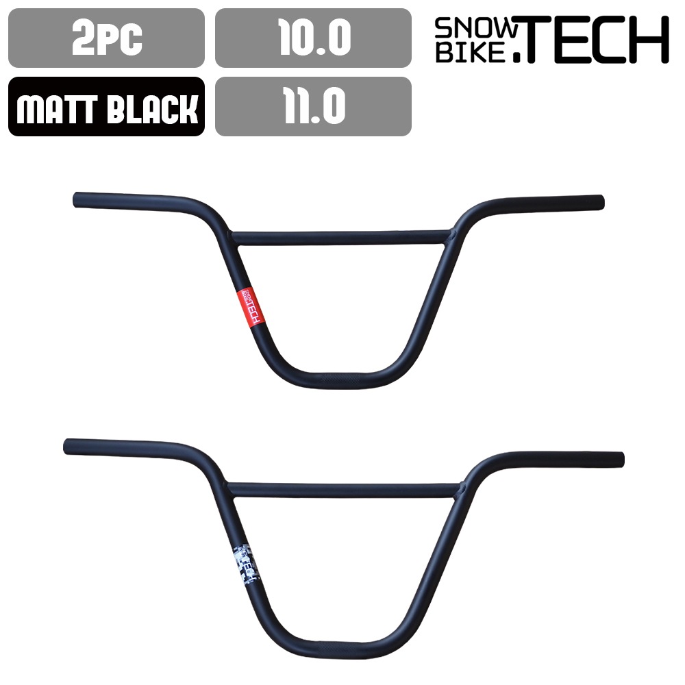 ϥɥС SNOWBIKE.TECH SBTbar 2PC BLACK ΡХƥå ȥ꡼ Ρ  ѡ ϥɥ С 