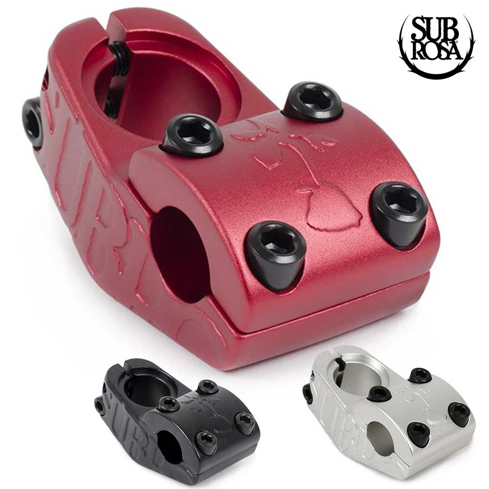 ���ƥ� SUBROSA ���֥��å� Rose Upload Stem Black SILVER BMX ��ž�� ���ȥ꡼�� ���Ρ��������� �������� �ѡ��� ��