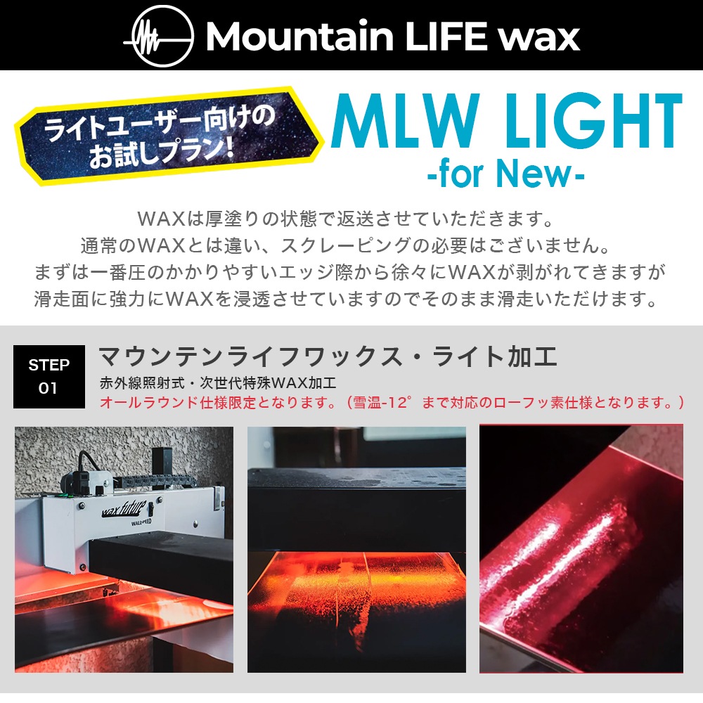 ڿʥܡ&ΡƱԸ åƥʥ MOUNTAIN LIFE WAX ޥƥ饤եå MLW LIGHT ù