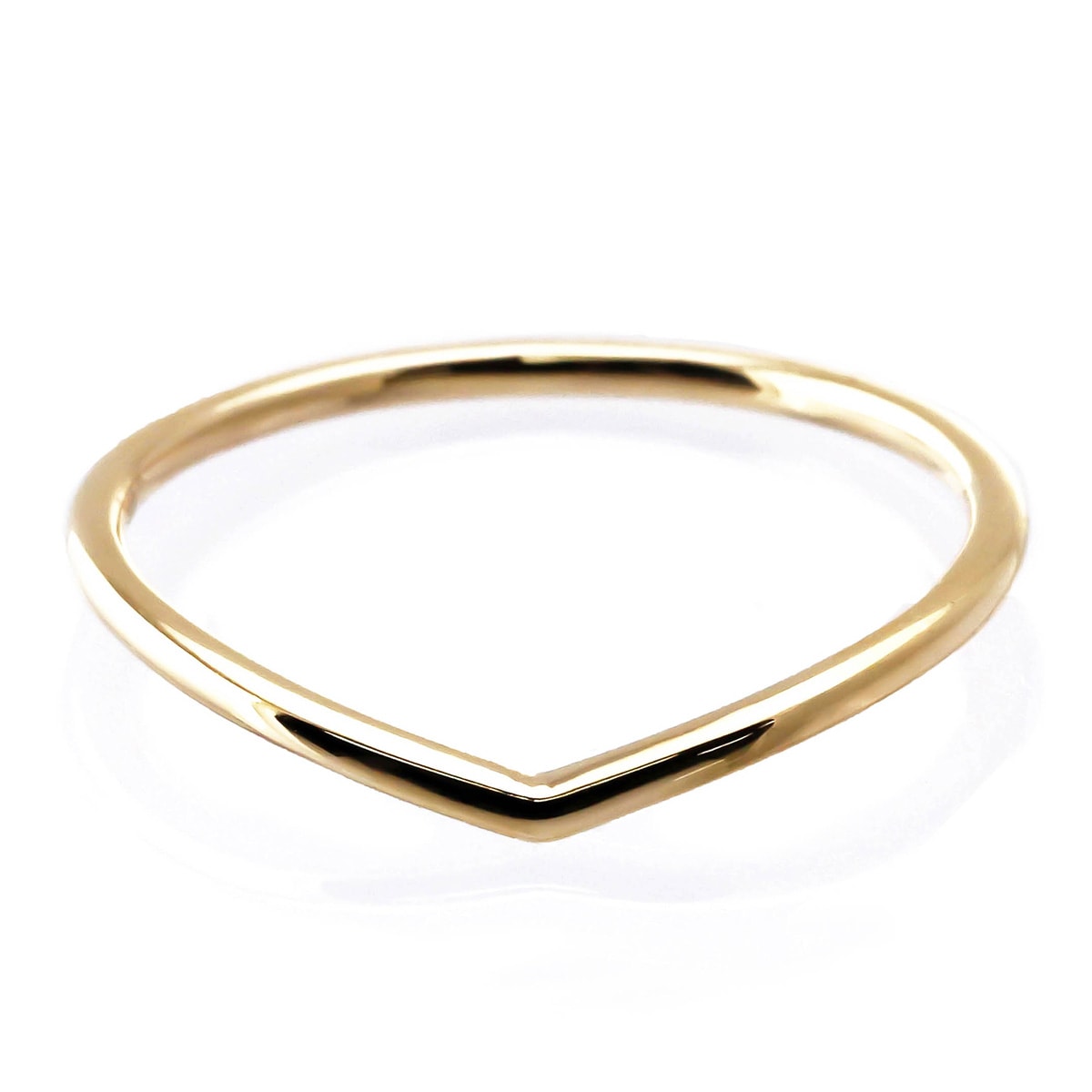 【5営業日以内に発送】重ねV字リング K10