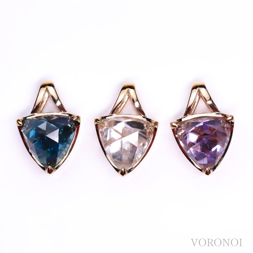 【 5営業日以内発送 / 在庫限り 】MINAMO-Triangle- シンプルネックレストップ / K10YG