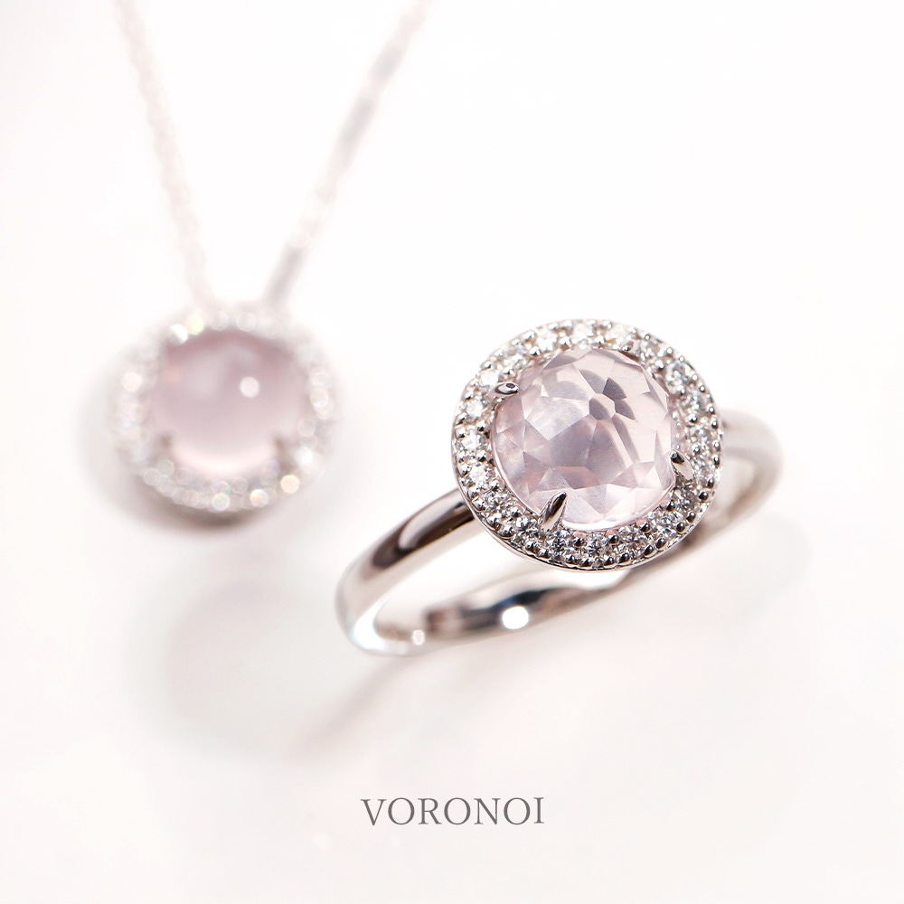 MINAMO - Rose Quartz - ローズクォーツ / K10