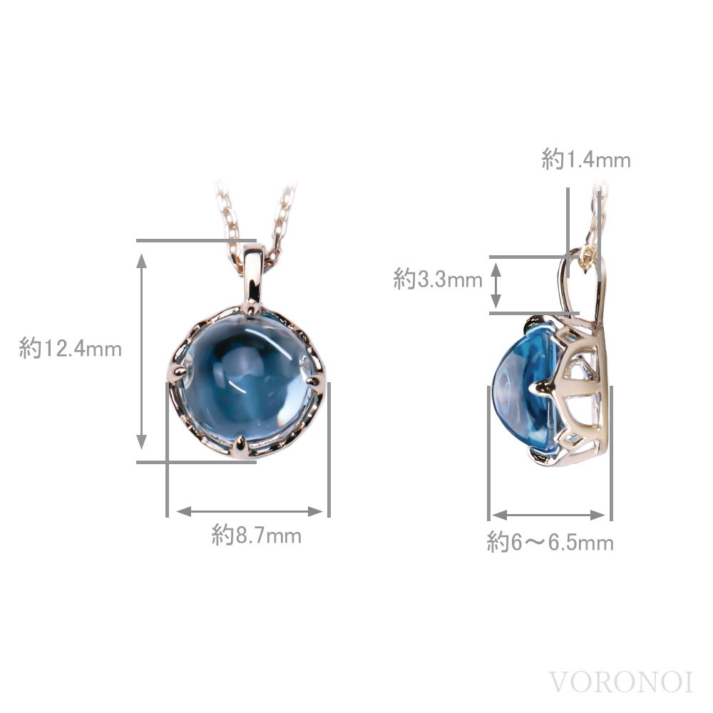 【 5営業日以内発送 / 在庫限り 】MINAMO Flower＆Cabo シンプルネックレス / K10YG