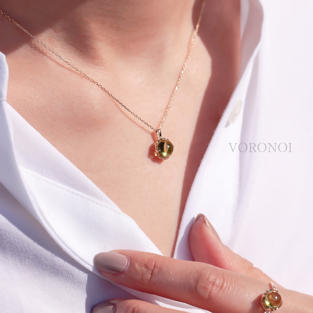 【 5営業日以内発送 / 在庫限り 】MINAMO Flower＆Cabo シンプルネックレス / K10YG