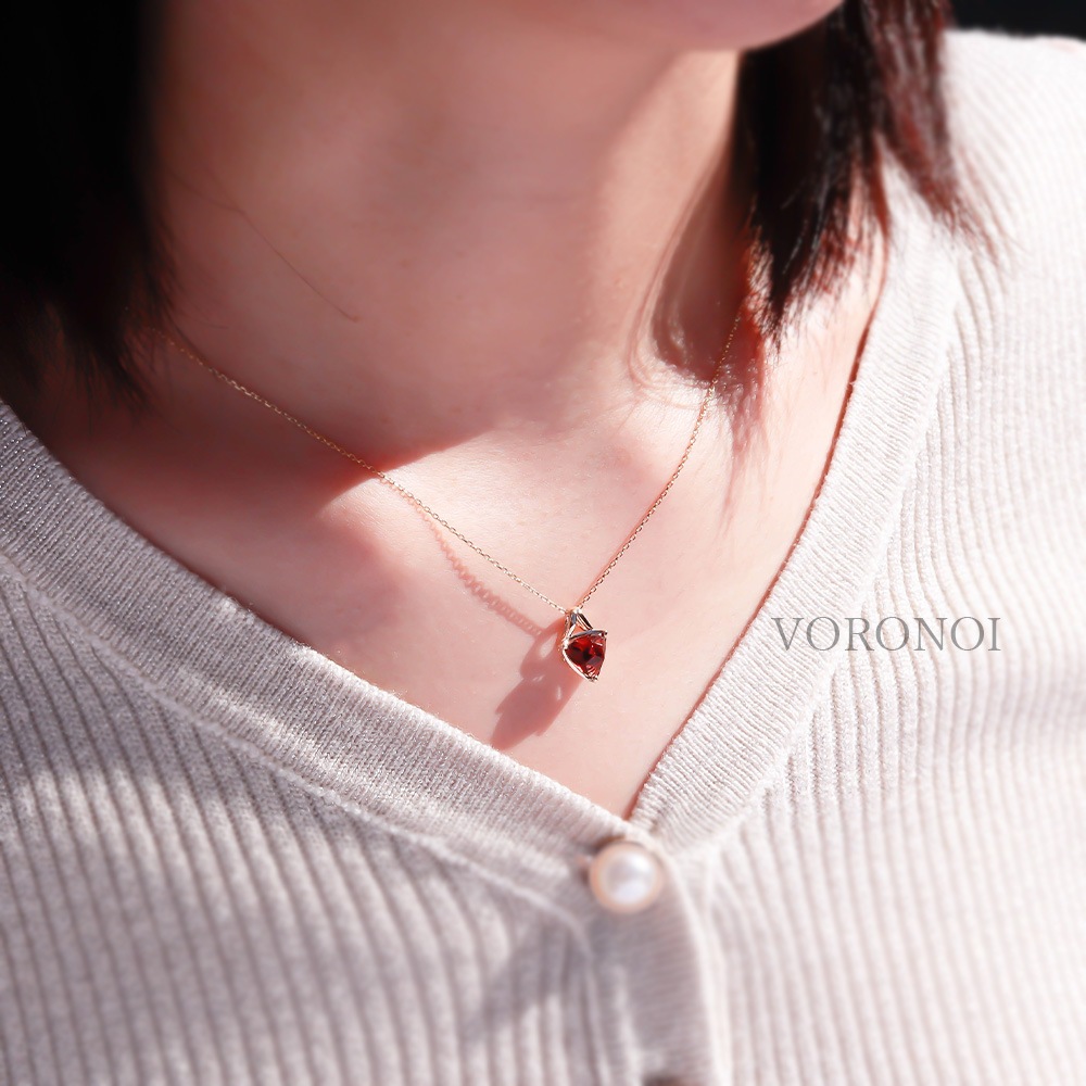 【 5営業日以内発送 / 在庫限り 】MINAMO-Triangle- シンプルネックレストップ / K10YG