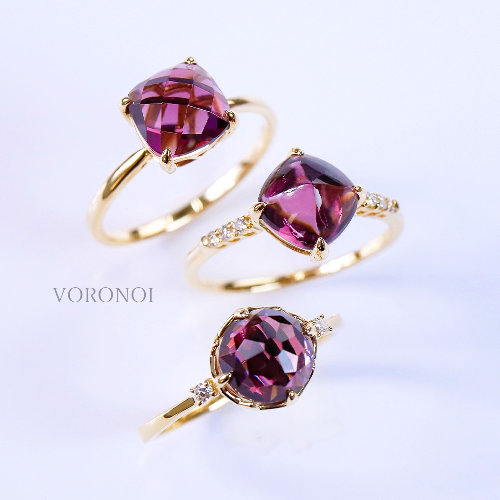 【数量限定】MINAMO-Chess-ロードライトガーネット K18