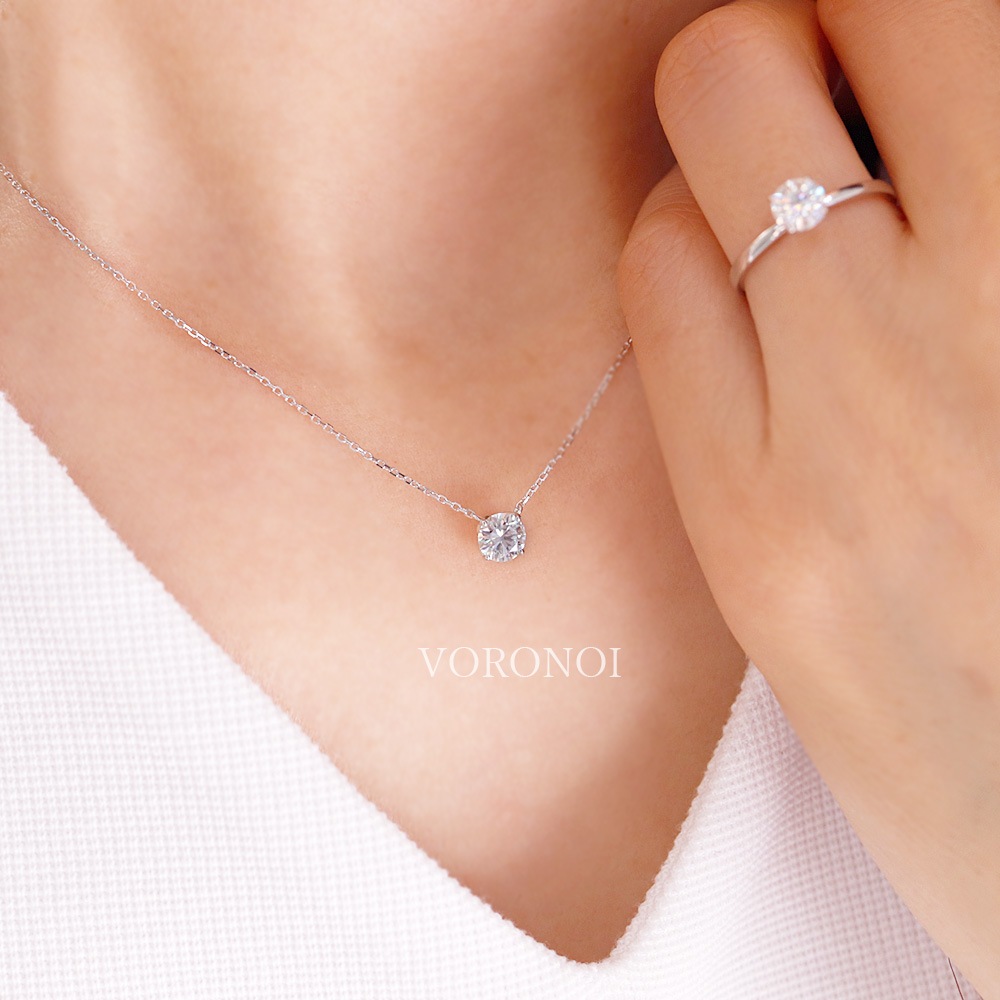 Lab-Grown Diamonds 0.5ct ネックレス K18 / Pt950  