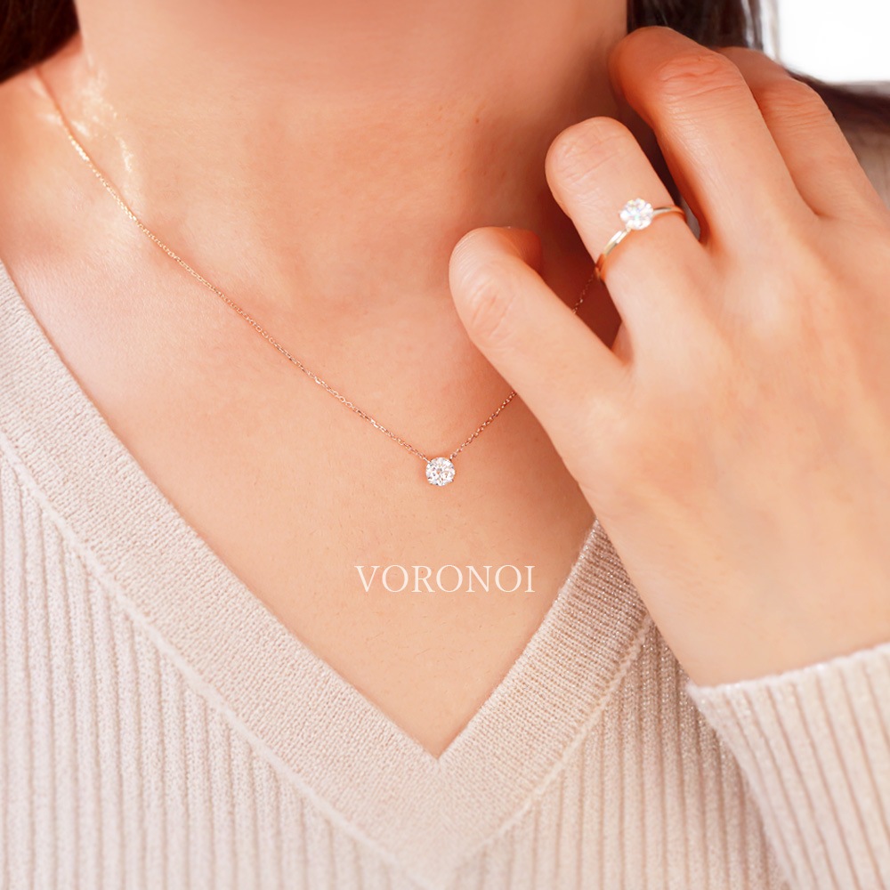 Lab-Grown Diamonds 0.5ct ネックレス K18 / Pt950  