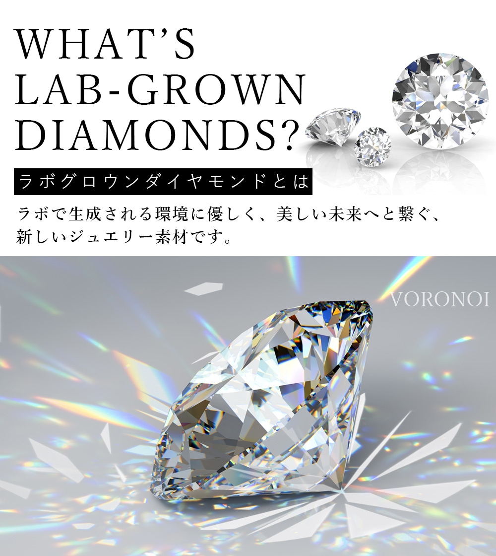 1ct オーバル ラボグロウン ダイヤモンド リング K18 / PT950