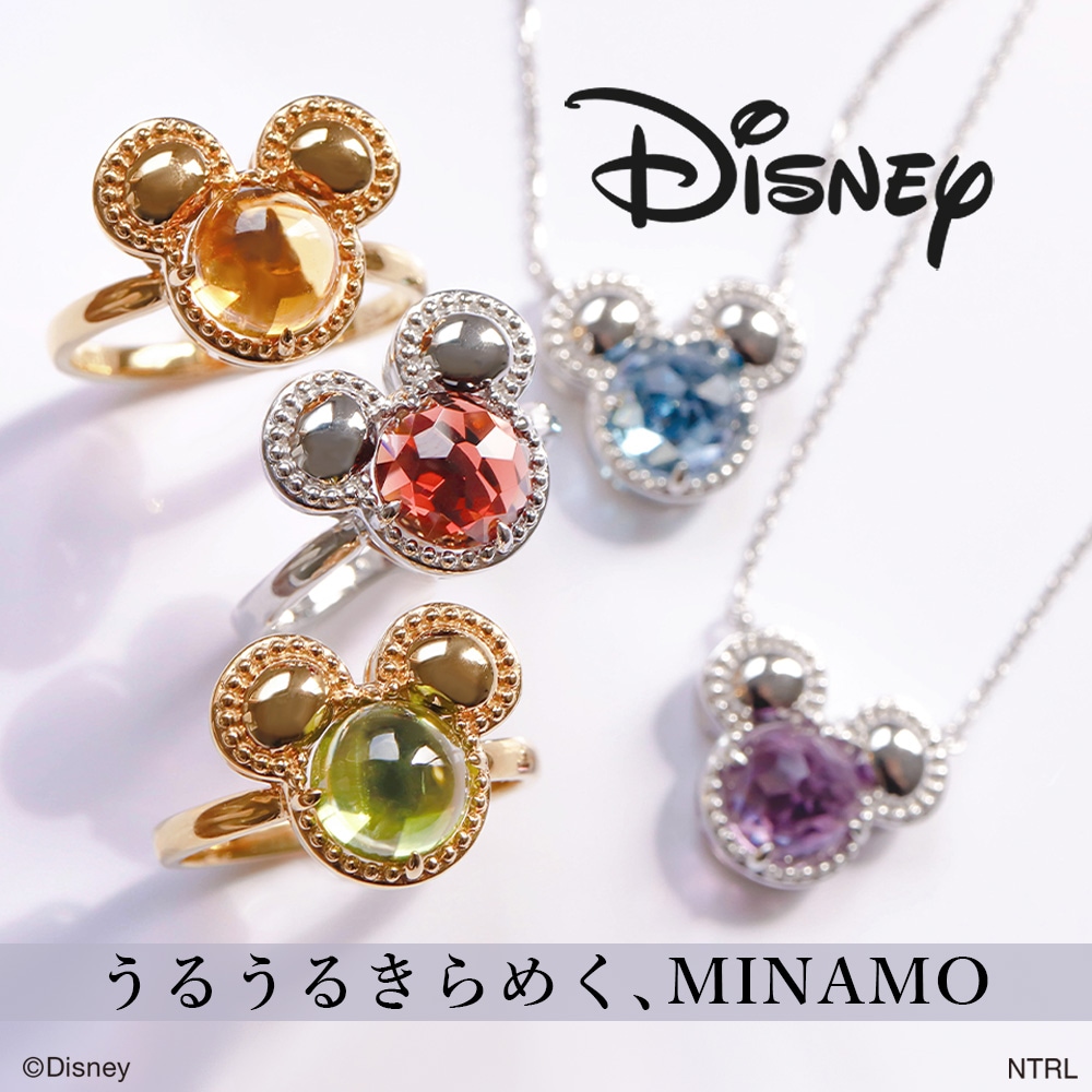 MINAMO/ミッキーマウスデザイン ネックレス K10
