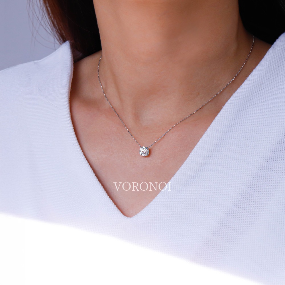 Lab-Grown Diamonds 1ct ネックレス K18 / Pt950  
