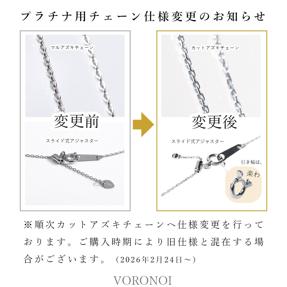 ラボグロウン ダイヤモンド 1ct - tsubomi - ネックレス K10 / K18 / PT950    