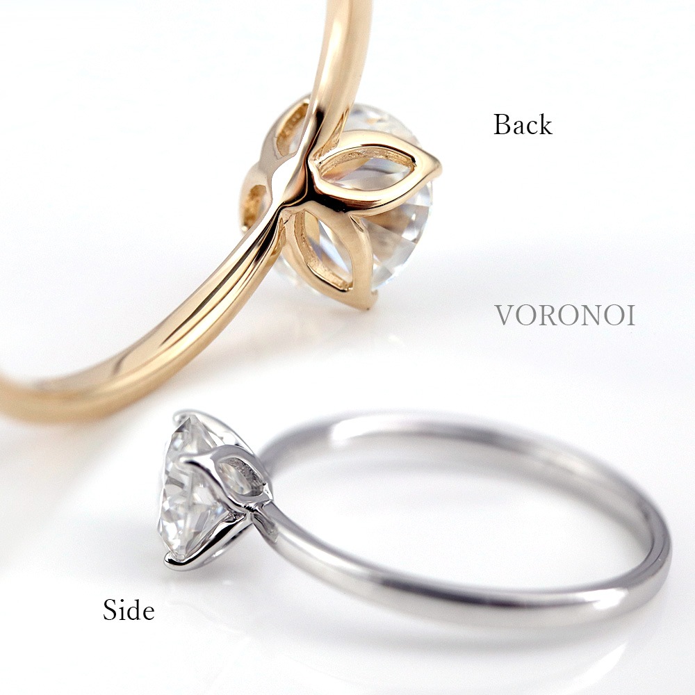 ラボグロウン ダイヤモンド 0.1ct - tsubomi - リング K10 / K18 / PT950  