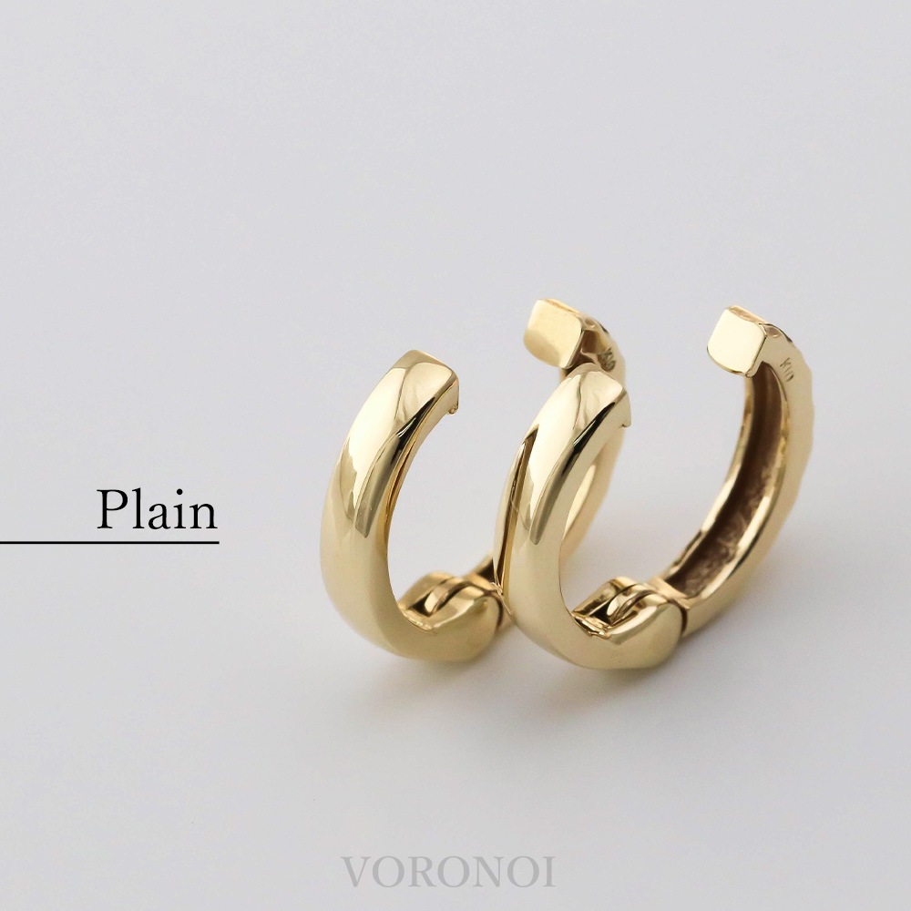 K18 2wayプレーンイヤリング「minamo」