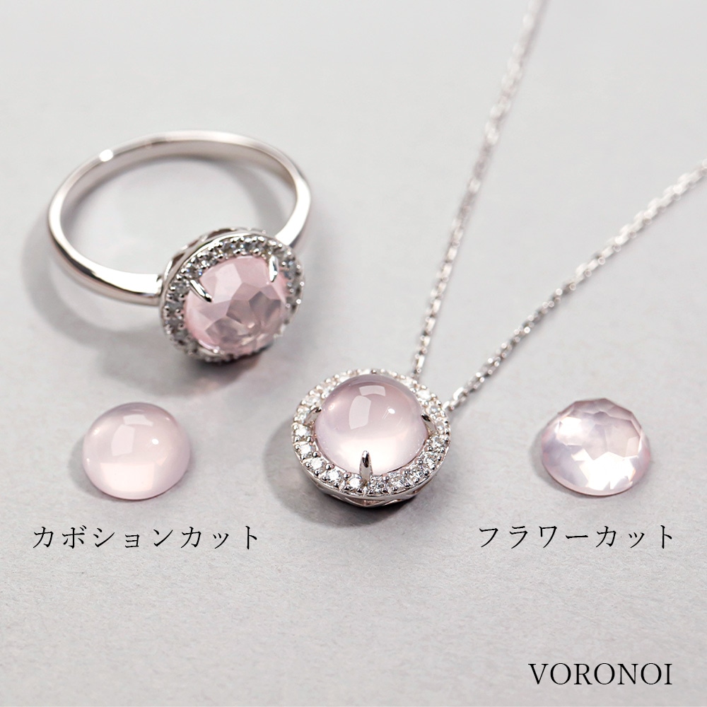 MINAMO - Rose Quartz - ローズクォーツ / K10