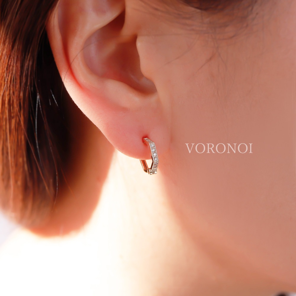 2way 「 ペンタゴン 」 イヤリング