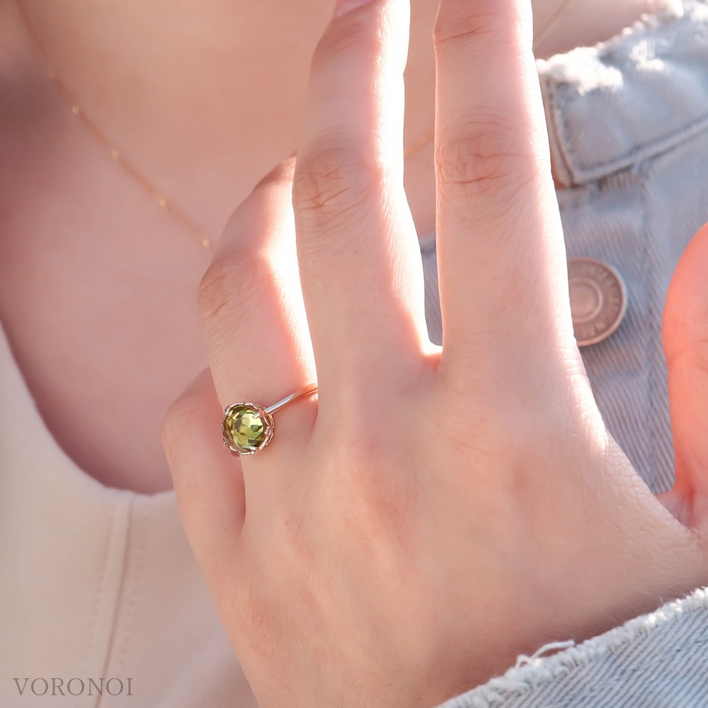 【 5営業日以内発送 / 在庫限り 】MINAMO Flower&Cabo シンプルリング K10YG