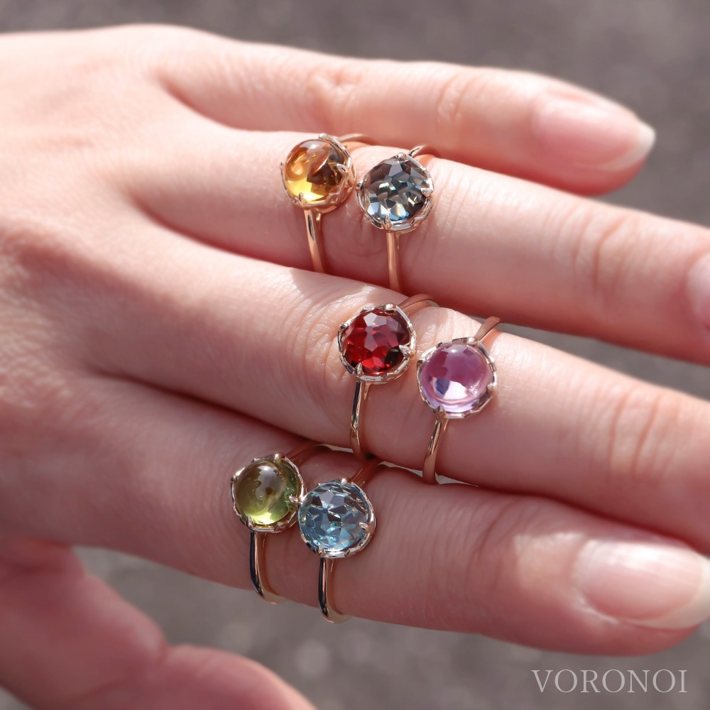 【 5営業日以内発送 / 在庫限り 】MINAMO Flower&Cabo シンプルリング K10YG