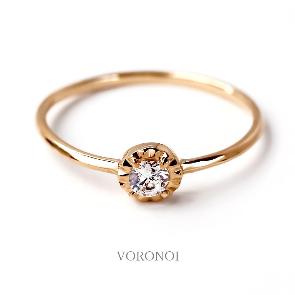 モアサナイト K10 サニー リング