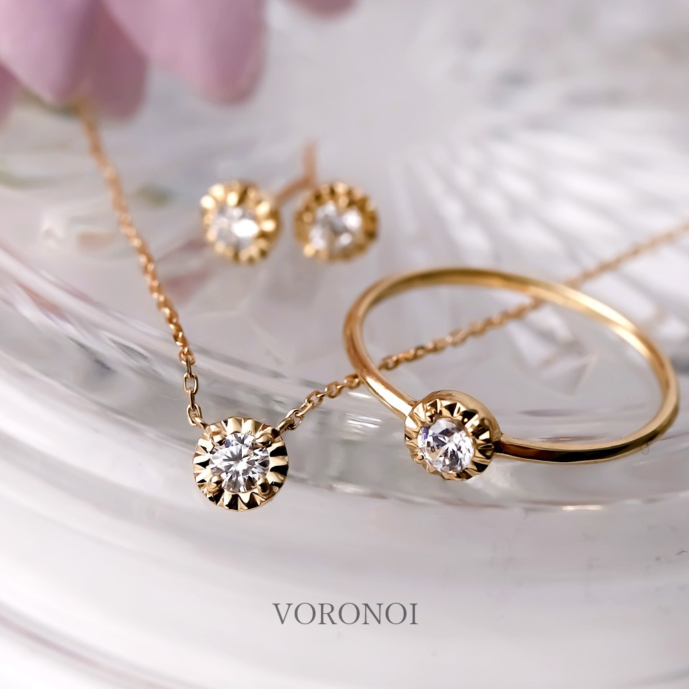 モアサナイト K10 サニー リング