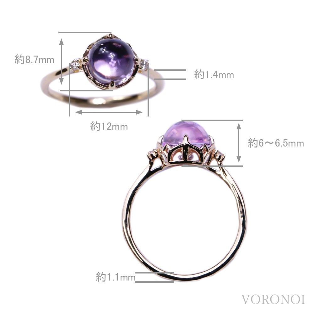 K10WGダイヤフラワーリング 5営業日以内発送 / 在庫限り 】MINAMO Flower＆Cabo