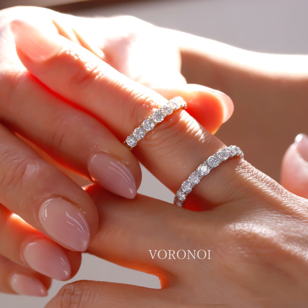 ろみろみ　pt750 ラボグロウンダイヤモンド エタニティリング 指輪 E007 ラボグロウンダイヤモンド/エタニティリング/2.00ct