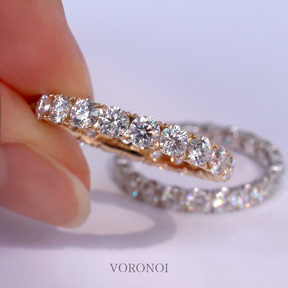 VORONOI ボロノイ フルエタニティリング ラボグロウン ダイヤ