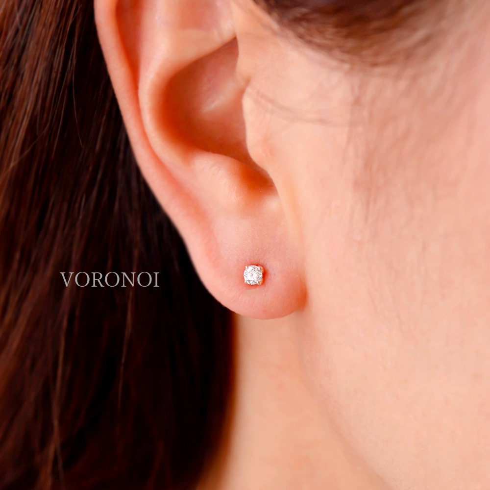 ラボグロウン ダイヤモンド 計 0.2ct - tsubomi -ピアス K10 / K18 / PT950  
