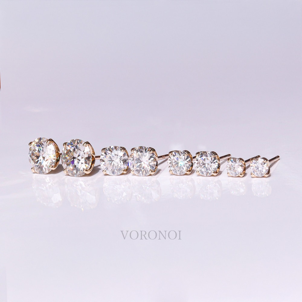 ラボグロウン ダイヤモンド ピアス 0.6ct - tsubomi -｜K18