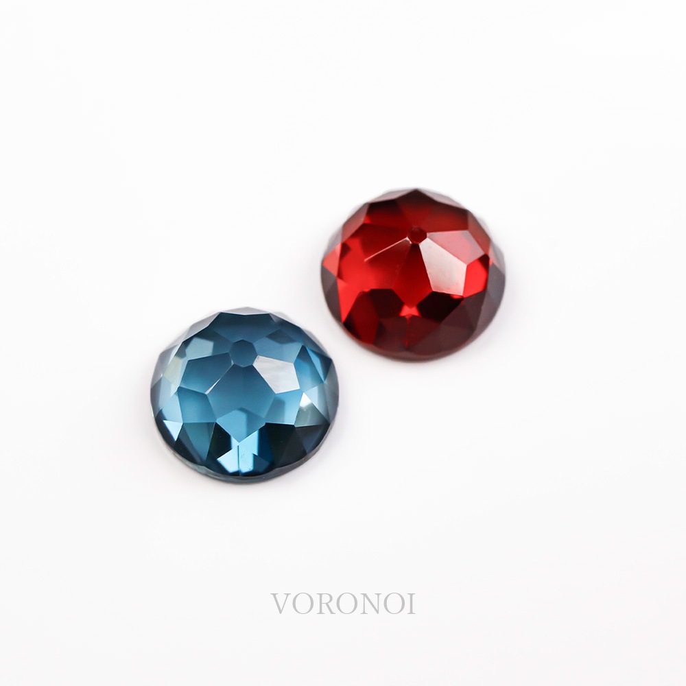 約6mm ラウンドフラワーカット 天然石ルース（全2種）