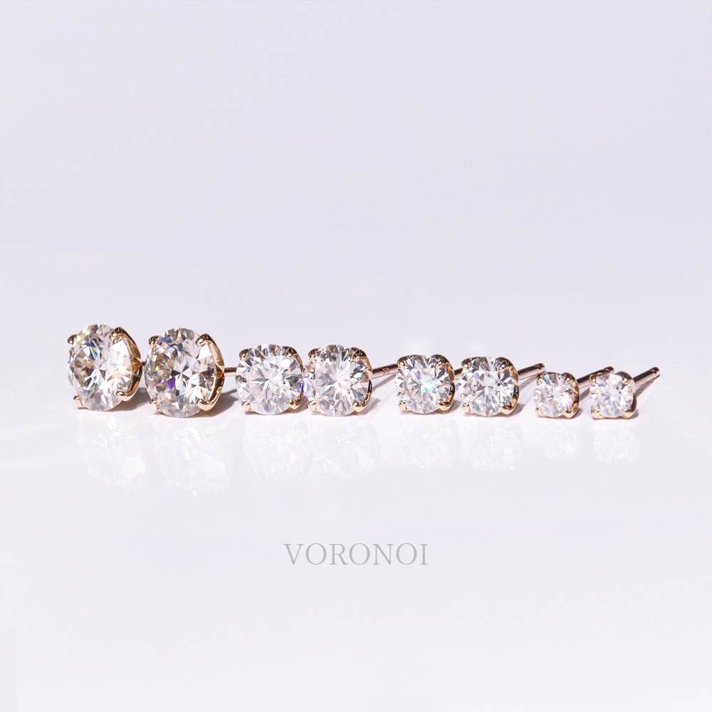 ラボグロウン ダイヤモンド 2ct - tsubomi -ピアス K10 / K18 / PT950  