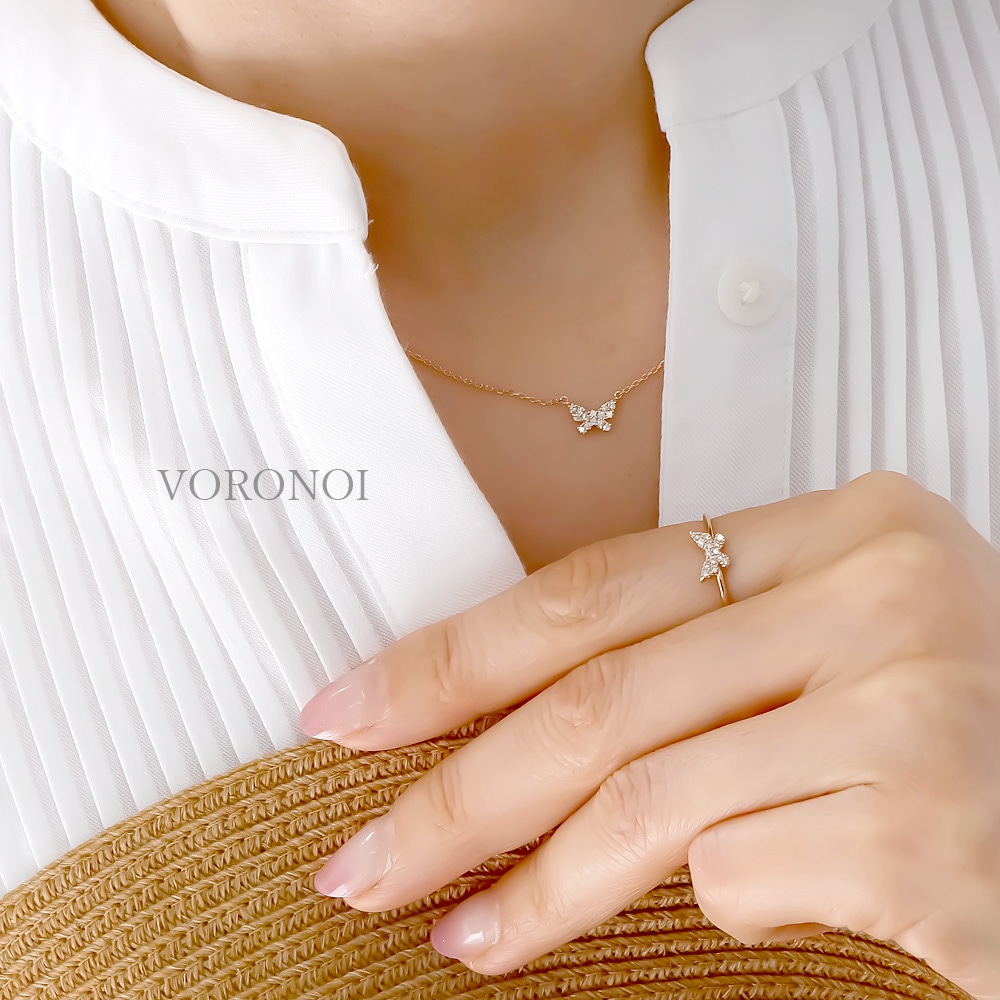 蝶の形 ネックレスバタフライネックレス。長さの調整可能SONAダイヤモンド 楽天市場】K18WG/YG/PG【2.0ct】バタフライ ダイヤモンド