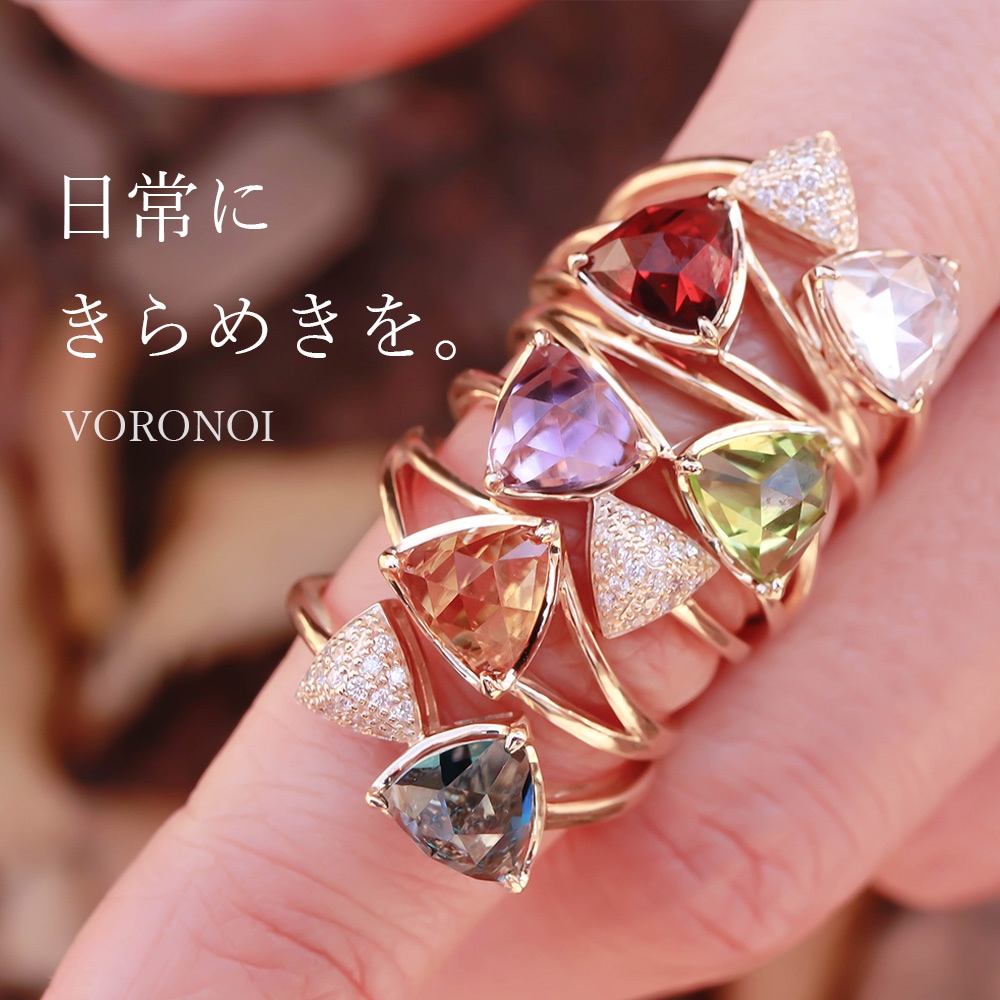 【 5営業日以内発送 / 在庫限り 】MINAMO-Triangle-シンプルリング / K10YG
