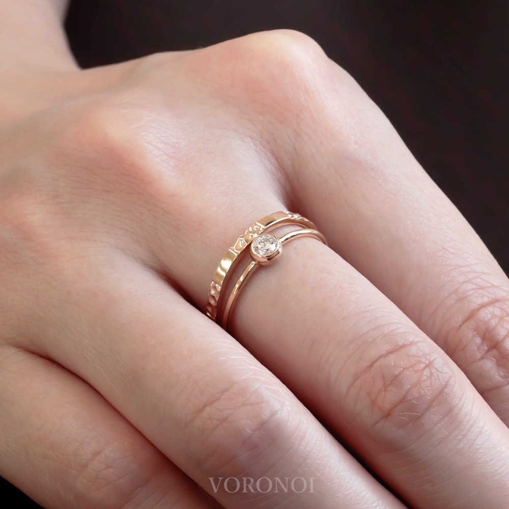 【5営業日以内に発送】リング - 市松 - （L） K10