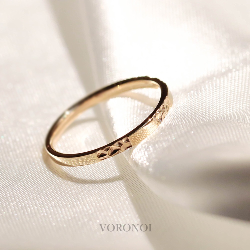 【5営業日以内に発送】リング - 市松 - （L） K10