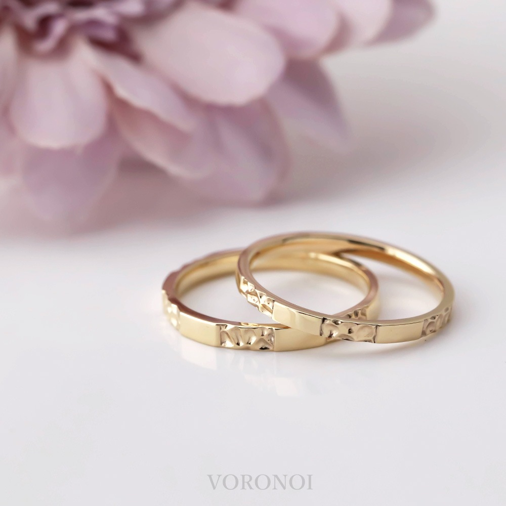 【5営業日以内に発送】リング - 市松 - （L） K10