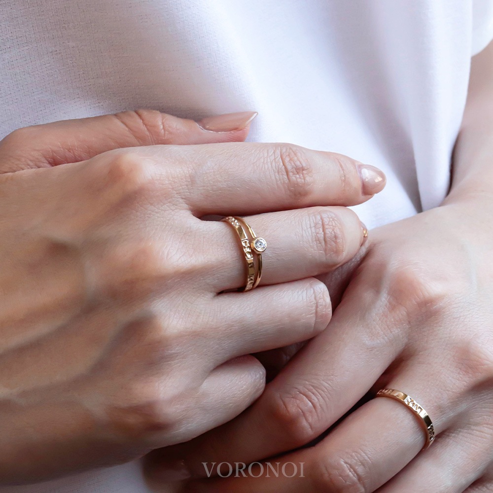 【5営業日以内に発送】リング - 市松 - （L） K10