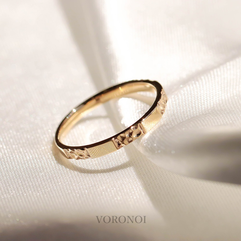 【5営業日以内に発送】リング - 市松 -　（M） K10