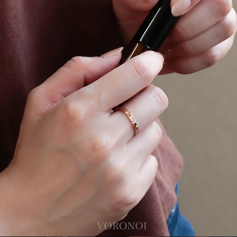 【5営業日以内に発送】リング - 市松 -　（M） K10