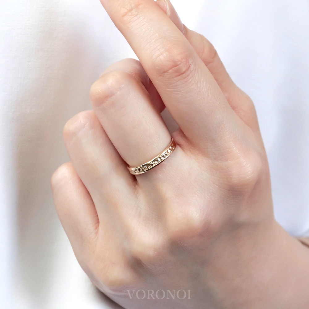 【5営業日以内に発送】リング - 縁 - (M)　K18