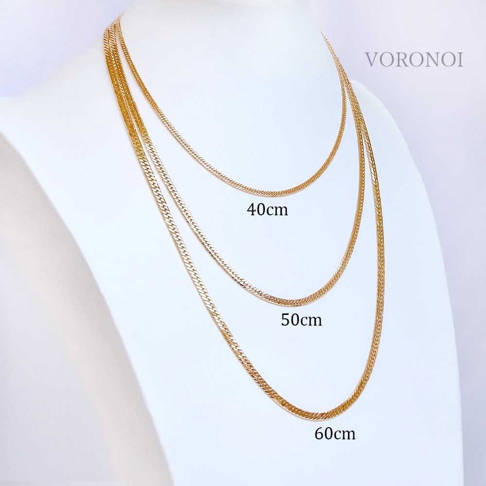 K18 ダブル6面 20g/50cm 喜平ネックレス
