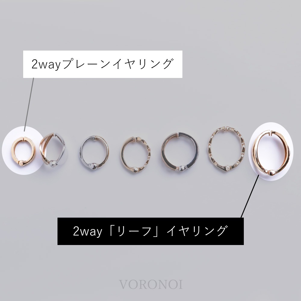 2way 「リーフ 」 イヤリング