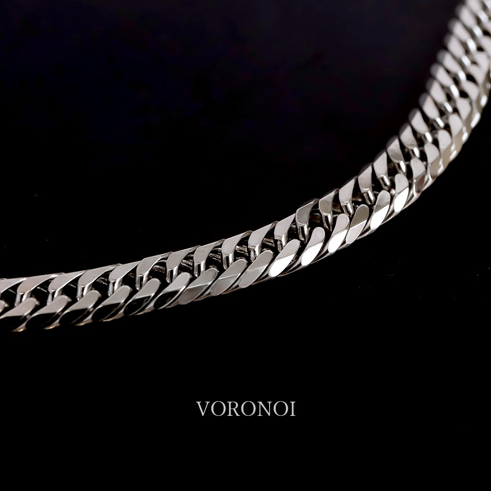 Pt850 ダブル6面 10g/18cm 喜平ブレスレット