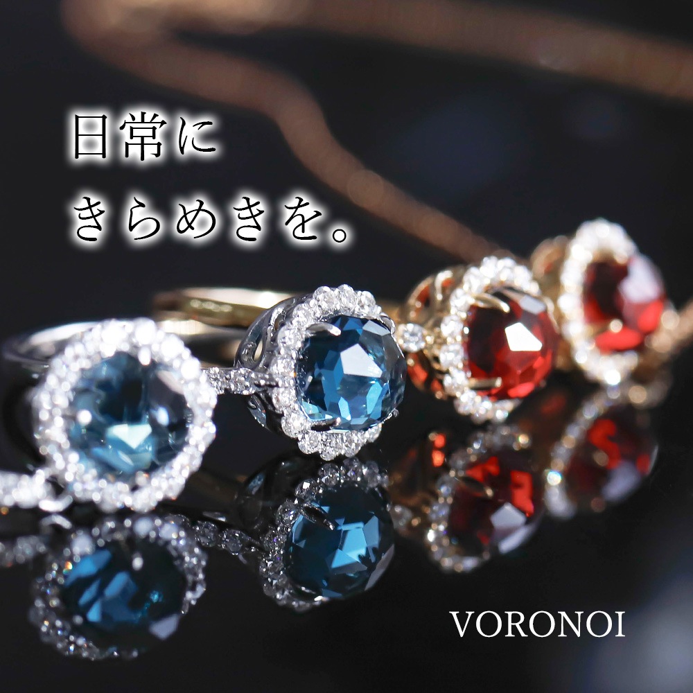 【5営業日以内に発送】MINAMO-Flower- 6mm ダイヤモンド 取り巻き リング / K10