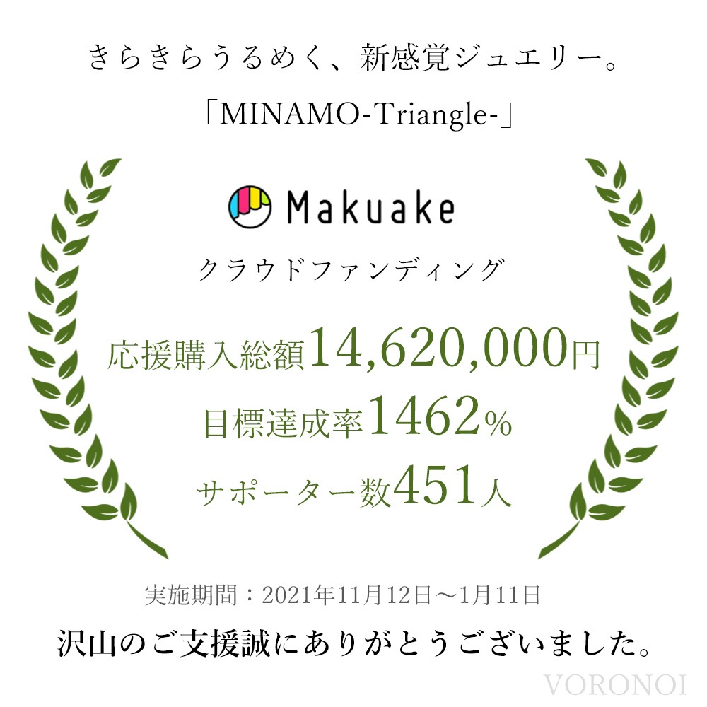 MINAMO-Triangle- ダイヤモンドネックレス